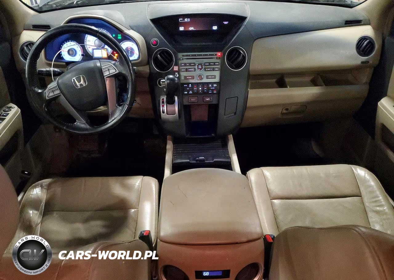 2009 Honda Pilot Exl VIN:5FNYF48539B000999 - 8
