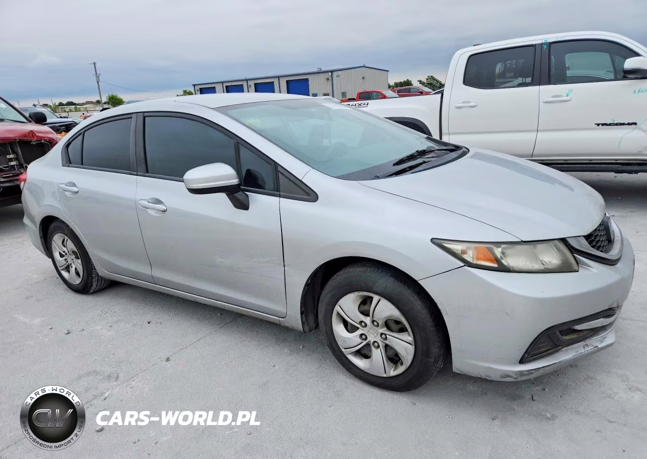 2014 Honda Civic Lx VIN:2HGFB2F54EH504025 - 4