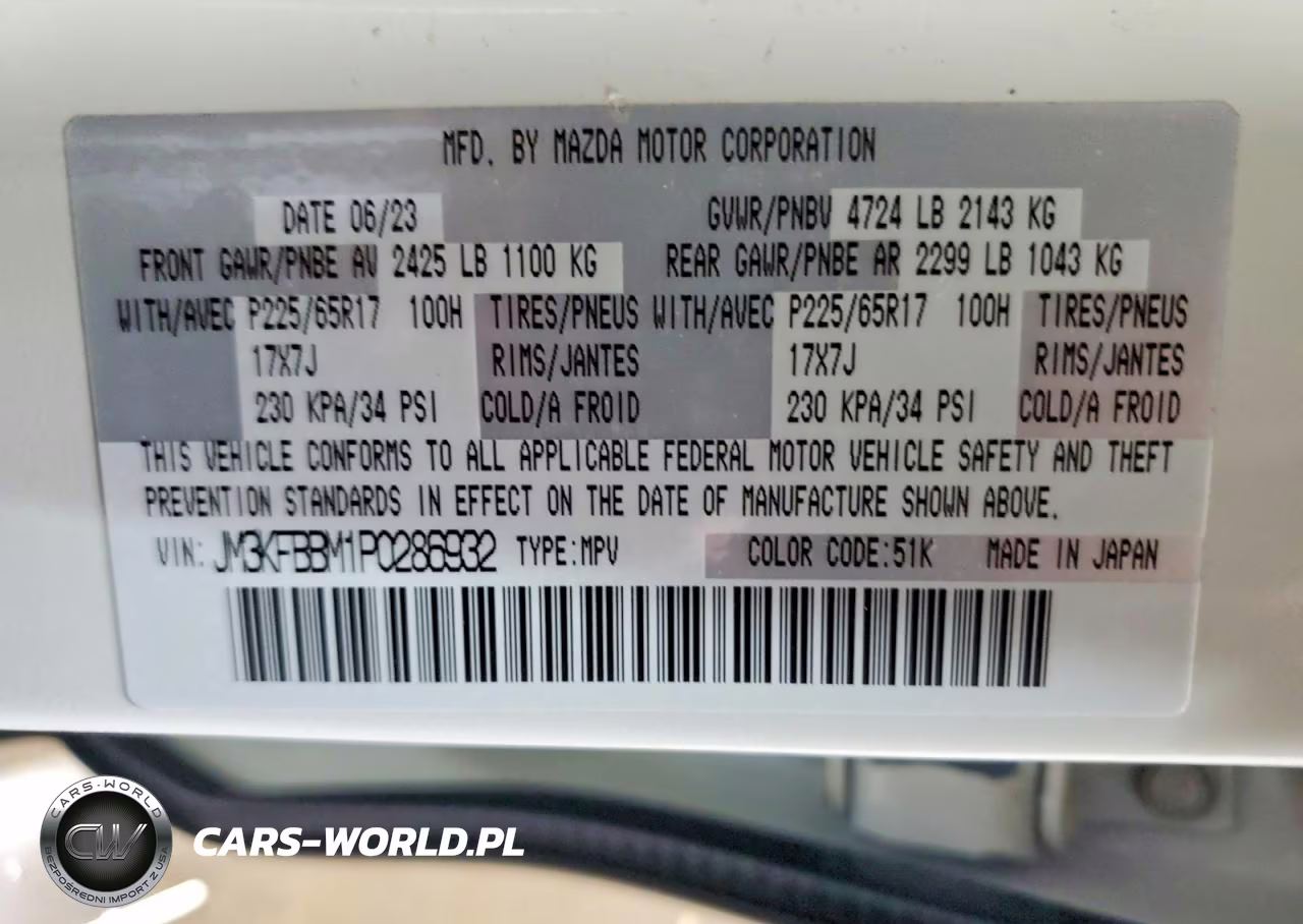 2023 Mazda Cx-5 Select VIN:JM3KFBBM1P0286932 - 12