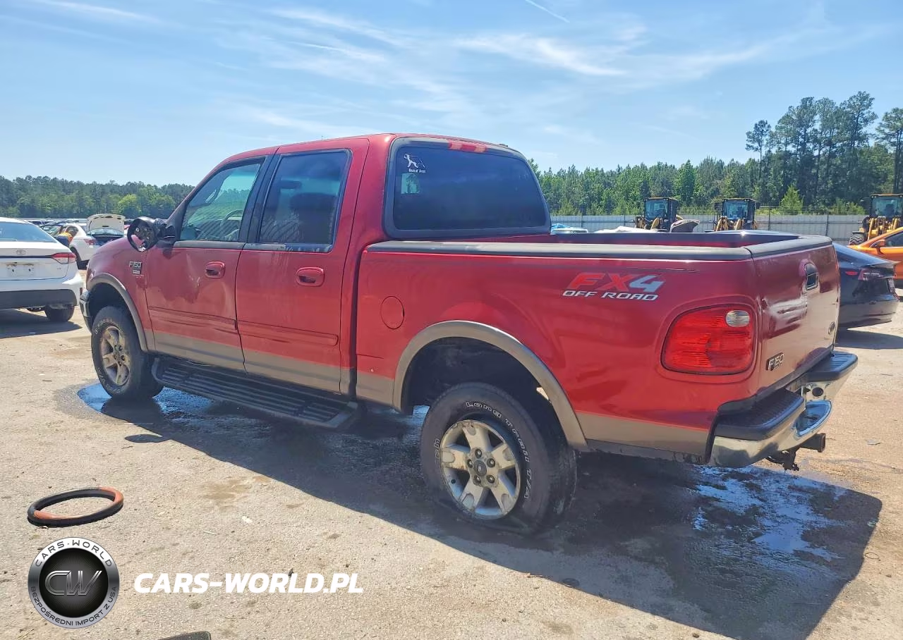 2002 Ford F150 Supercrew VIN:1FTRW08L42KB41035 - 2