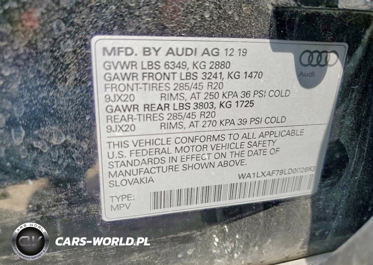 2020 Audi Q7 Premium Plus VIN:WA1LXAF79LD002663 - 13