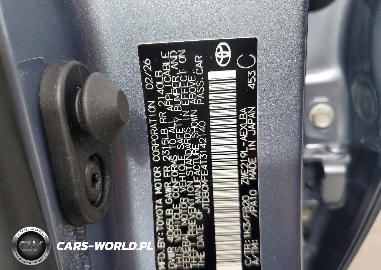 2026 Toyota Corolla Hybrid Le VIN:JTDBCMFE4T3142140 - 12