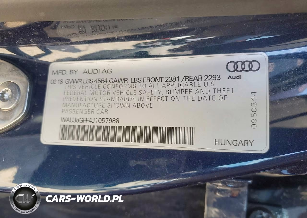 2018 Audi A3 Premium Plus VIN:WAUJ8GFF4J1057988 - 12