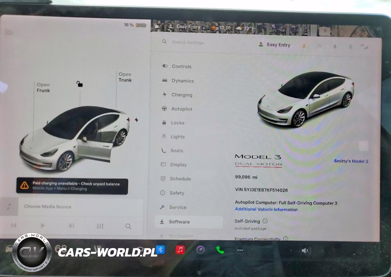 2019 Tesla Model 3 VIN:5YJ3E1EB7KF514026 - 9