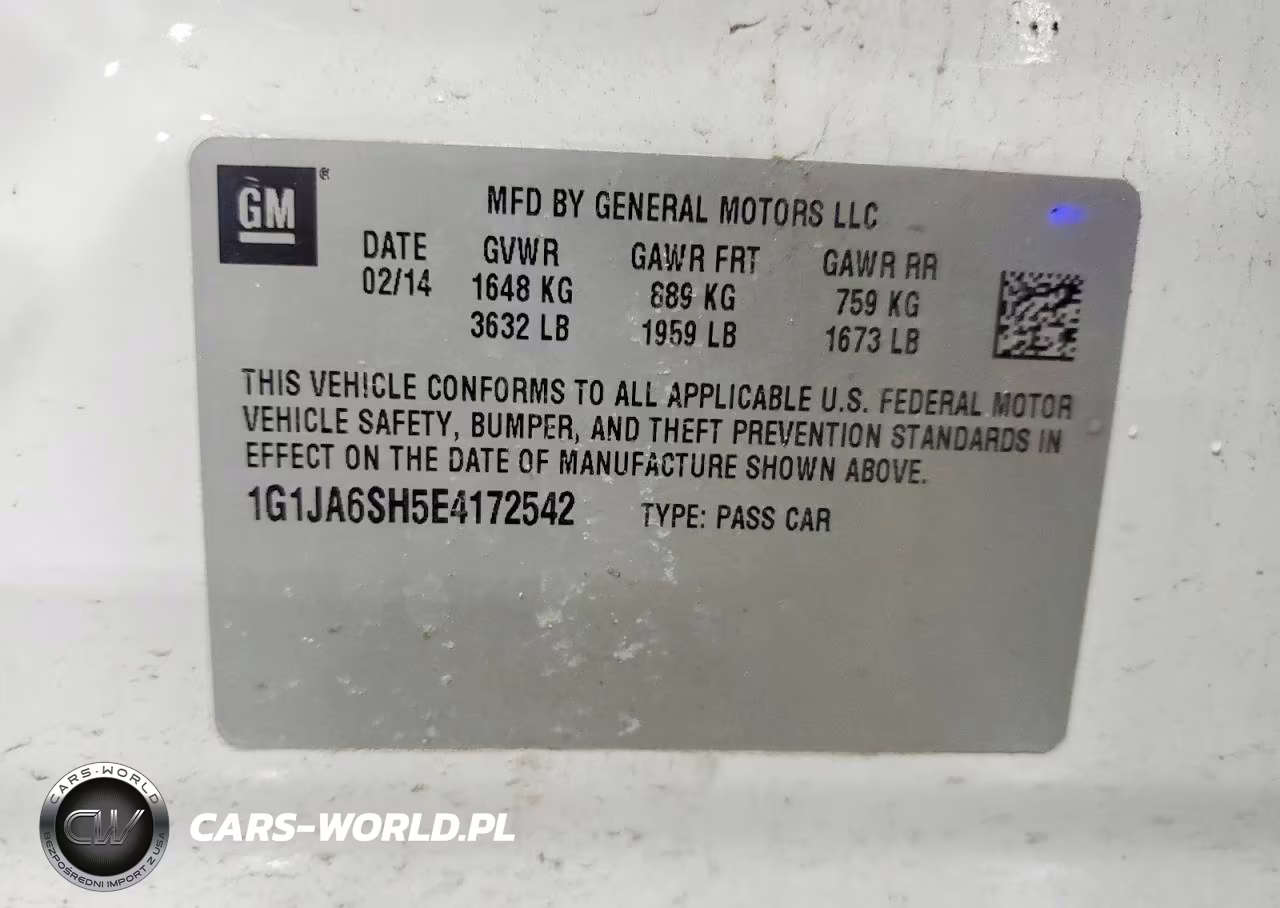 2014 Chevrolet Sonic Ls VIN:1G1JA6SH5E4172542 - 13
