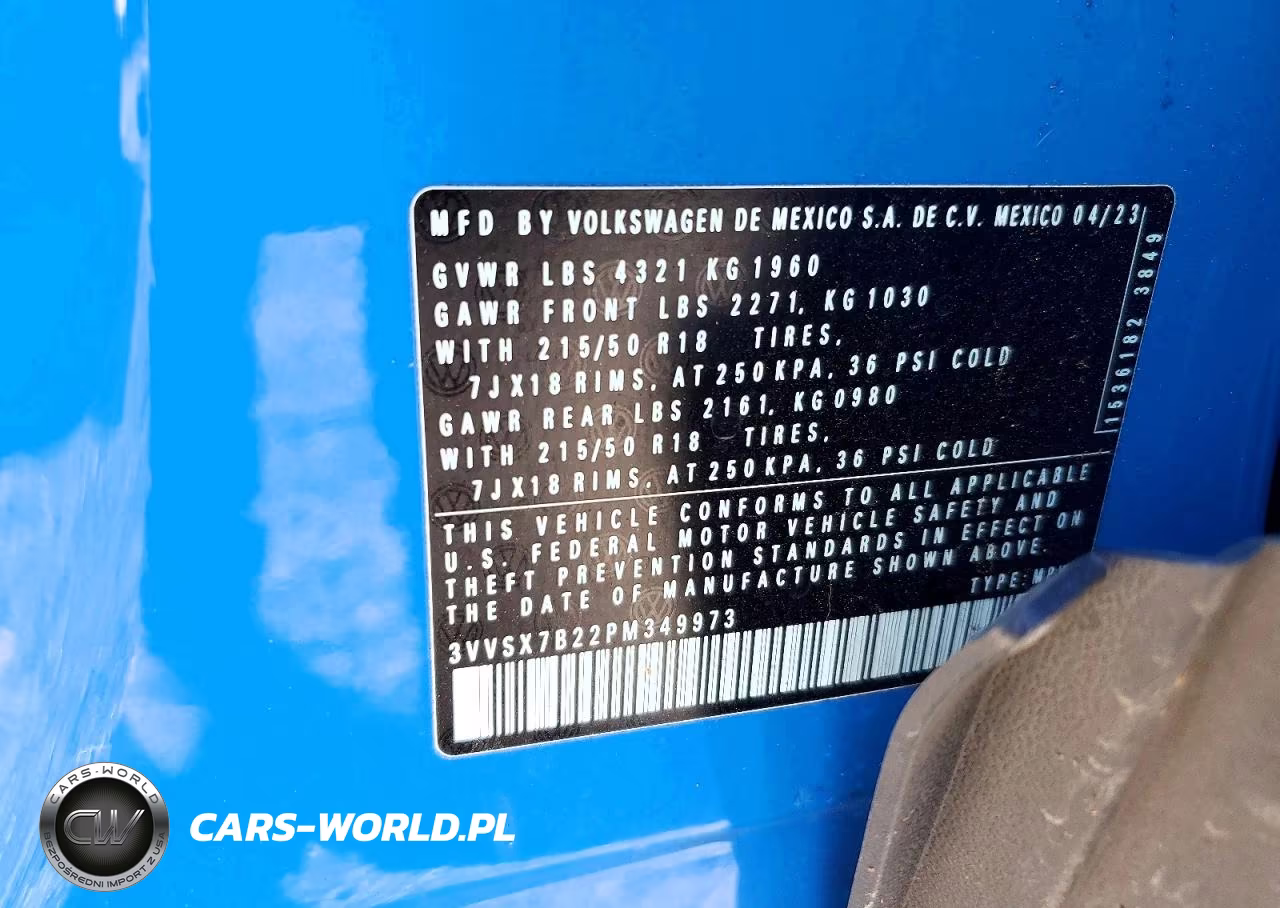 2023 Volkswagen Taos Se VIN:3VVSX7B22PM349973 - 14
