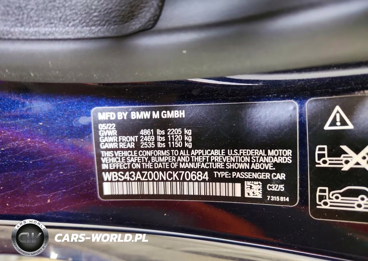 2022 BMW M4 Competition VIN:WBS43AZ00NCK70684 - 13