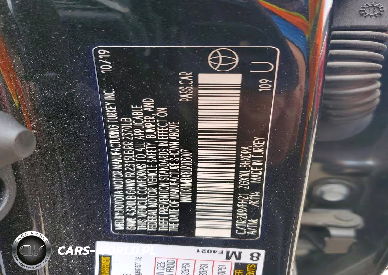 2020 Toyota C-Hr Le VIN:NMTKHMBX8LR103007 - 12
