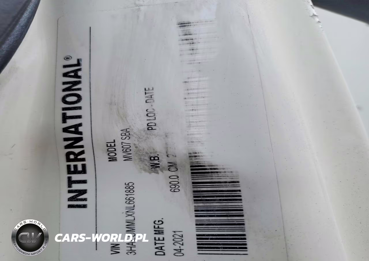 2022 International Mv607 - Box Truck VIN:3HAEUMMLXNL661885 - 10