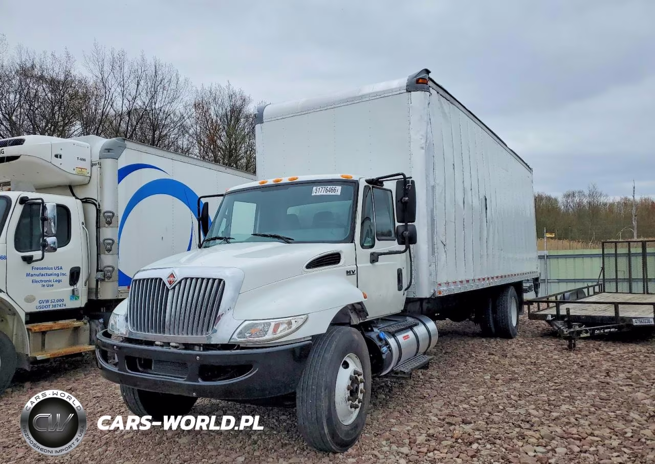 2022 International Mv607 - Box Truck VIN:3HAEUMMLXNL661885 - 2