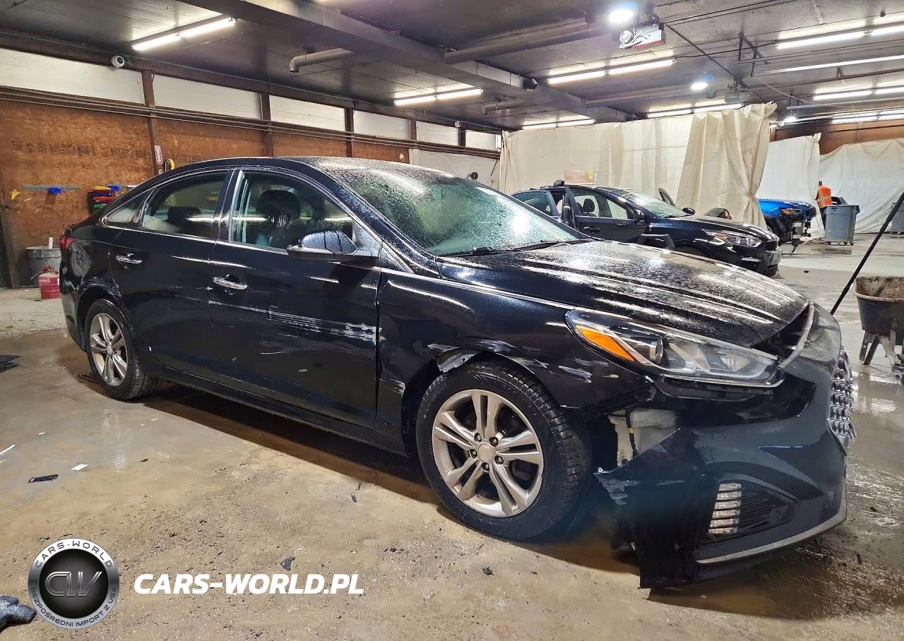 2018 Hyundai Sonata Sel+ VIN:5NPE34AF1JH724355 - 4