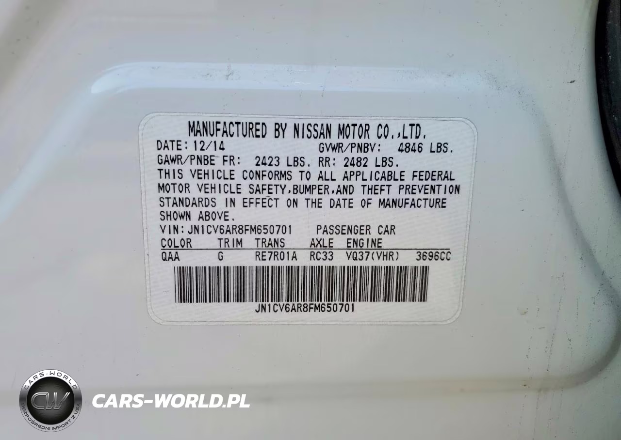 2015 Infiniti Q40 Base VIN:JN1CV6AR8FM650701 - 12