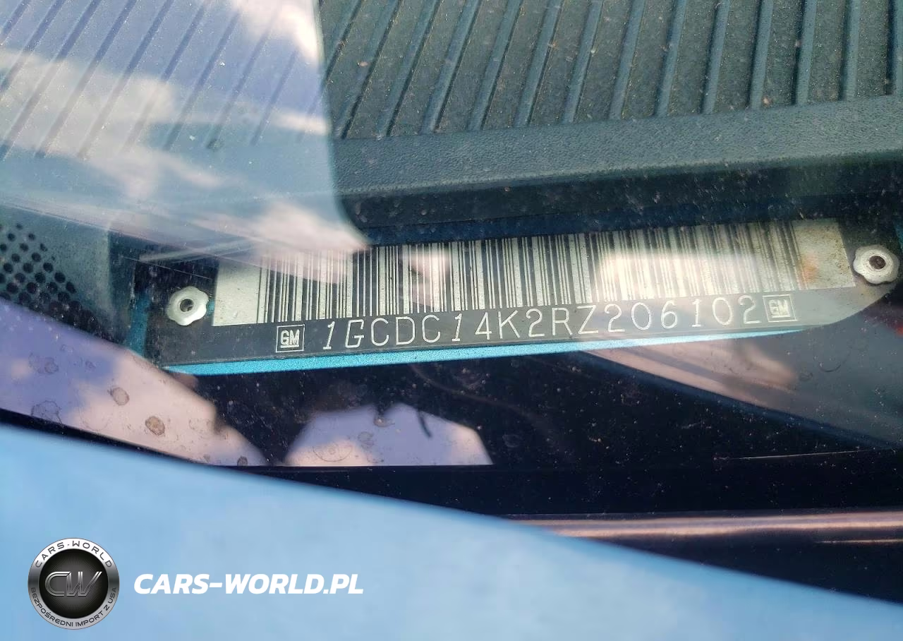1994 Chevrolet Gmt-400 C1500 VIN:1GCDC14K2RZ206102 - 12