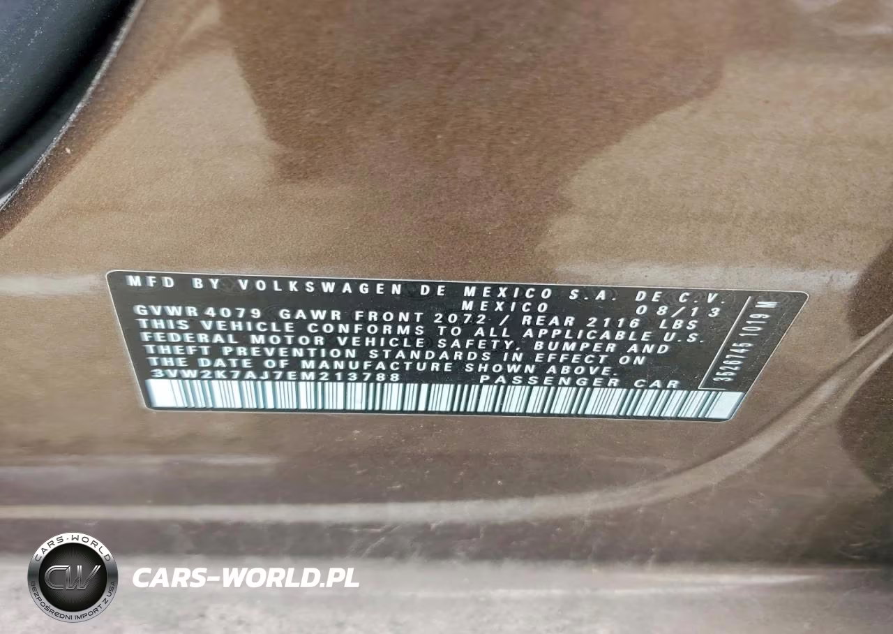 2014 Volkswagen Jetta Base VIN:3VW2K7AJ7EM213788 - 12