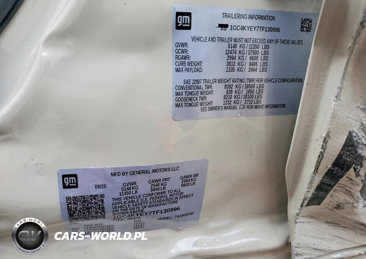 2026 Chevrolet Silverado K2500 Zr2 VIN:1GC4KYEY7TF130996 - 13