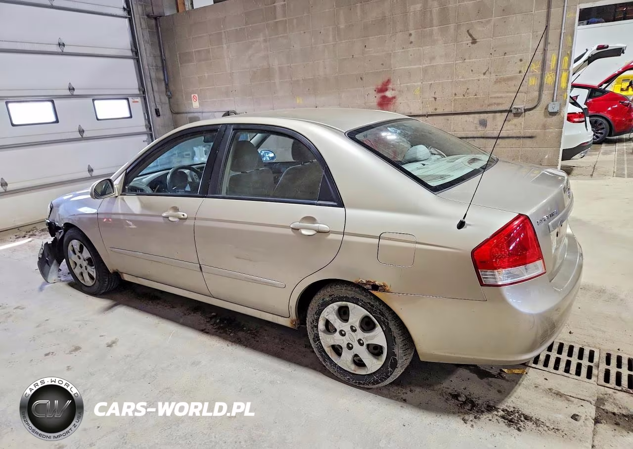 2007 Kia Spectra Lx VIN:KNAFE121775401305 - 2