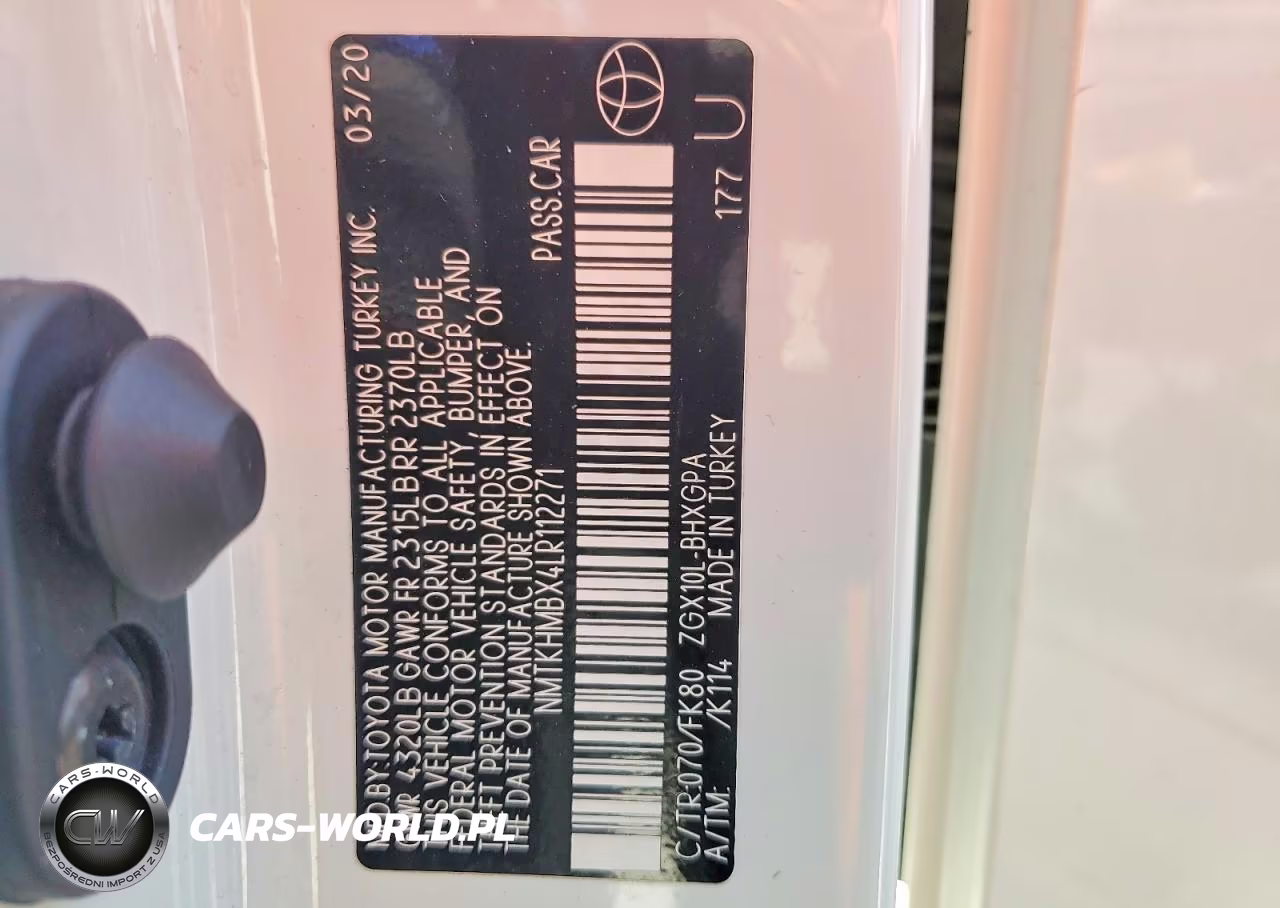 2020 Toyota C-Hr Xle VIN:NMTKHMBX4LR112271 - 13