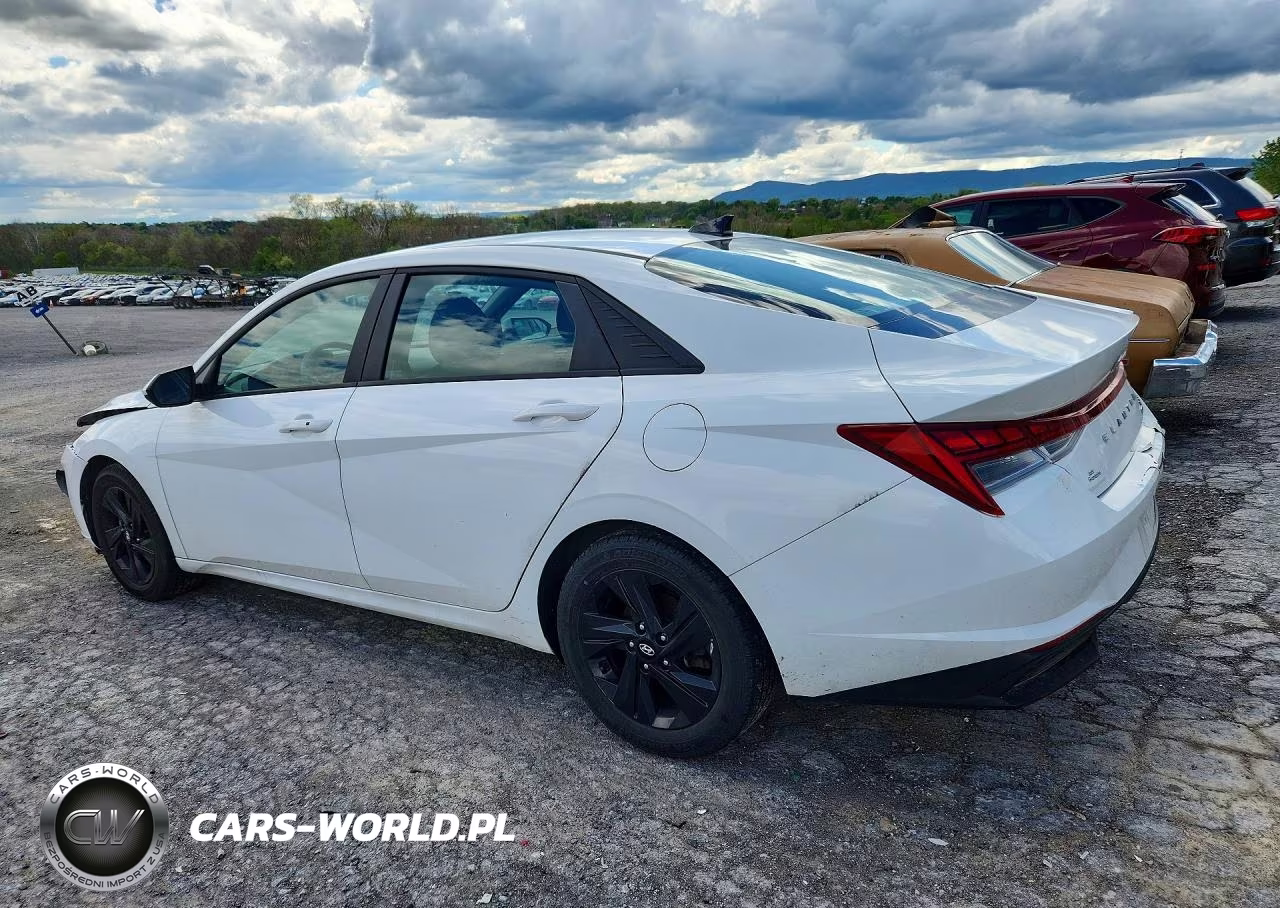 2023 Hyundai Elantra Blue VIN:KMHLM4AJ7PU042972 - 2