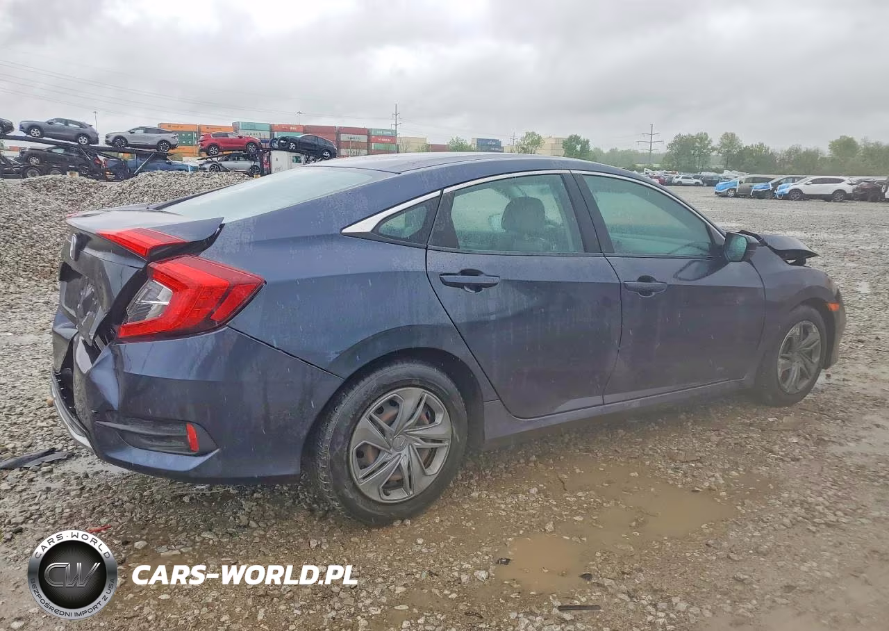 2019 Honda Civic Lx VIN:2HGFC2F66KH553602 - 3