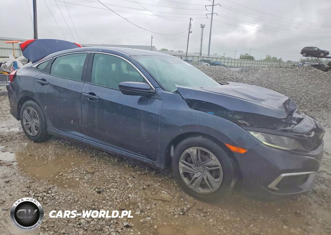 2019 Honda Civic Lx VIN:2HGFC2F66KH553602 - 4