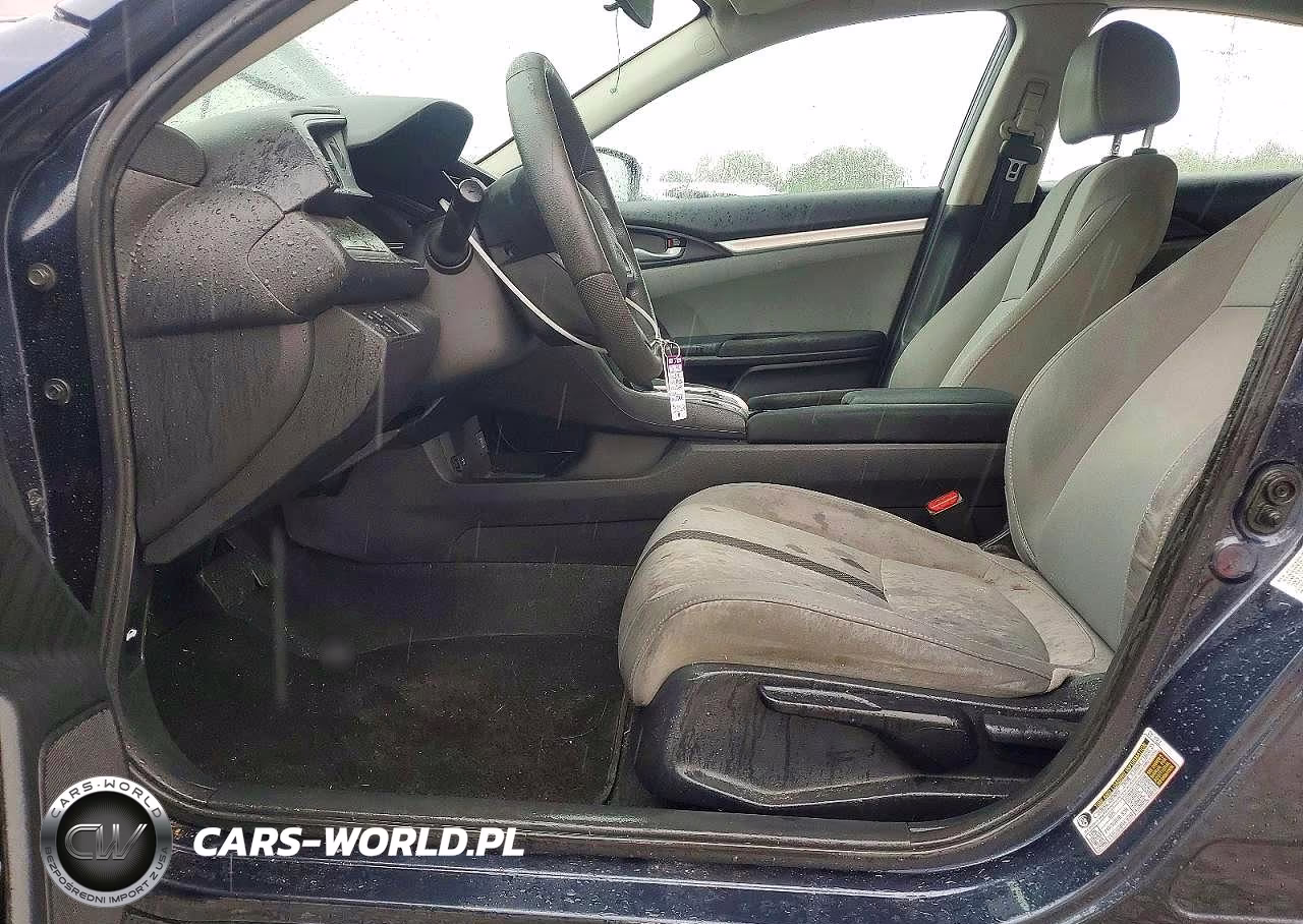 2019 Honda Civic Lx VIN:2HGFC2F66KH553602 - 7