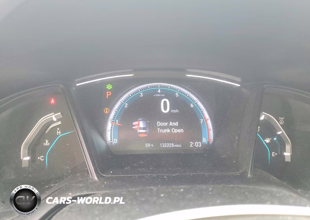 2019 Honda Civic Lx VIN:2HGFC2F66KH553602 - 9
