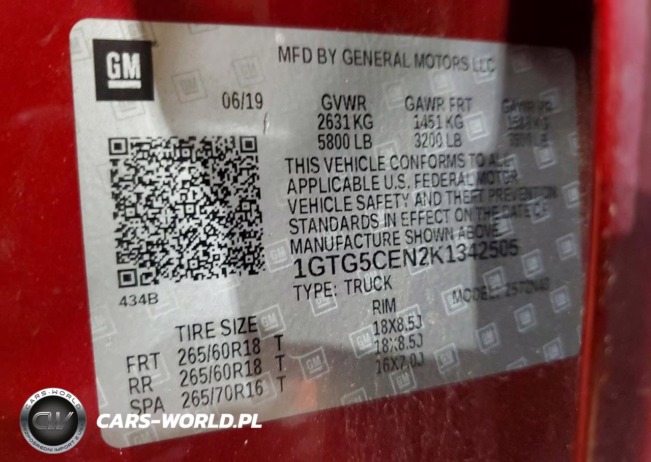 2019 GMC Canyon Sle VIN:1GTG5CEN2K1342505 - 12