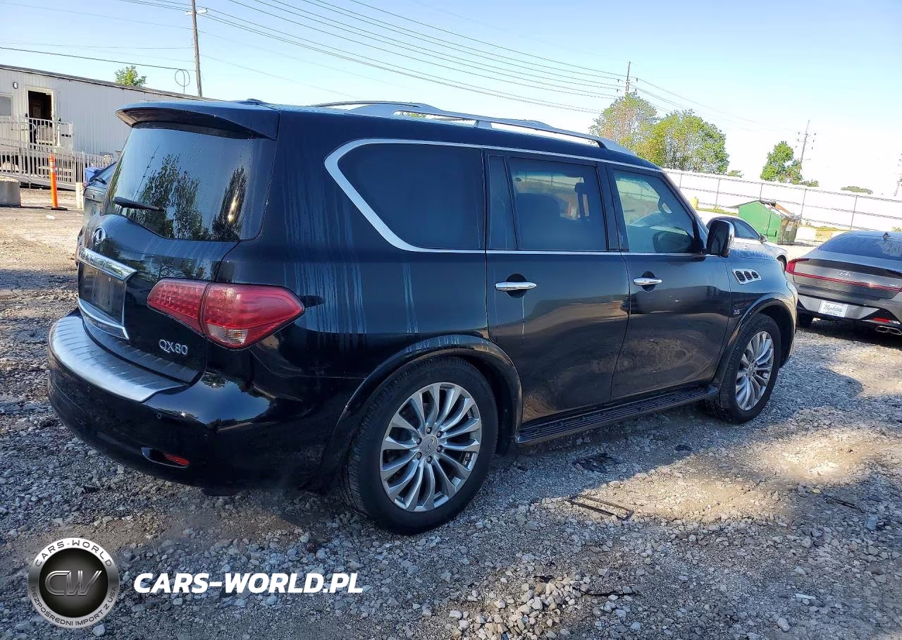 2016 Infiniti Qx80 Base VIN:JN8AZ2NE1G9125450 - 3