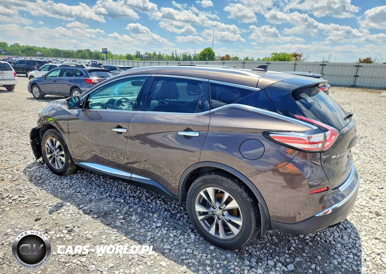 2017 Nissan Murano Sl VIN:5N1AZ2MH0HN109350 - 2