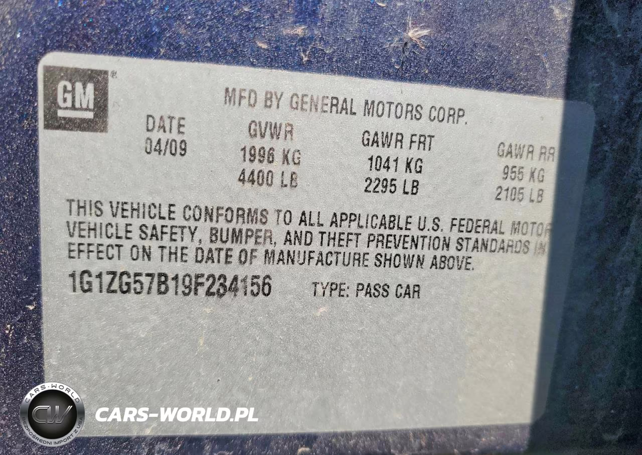 2009 Chevrolet Malibu Ls VIN:1G1ZG57B19F234156 - 12
