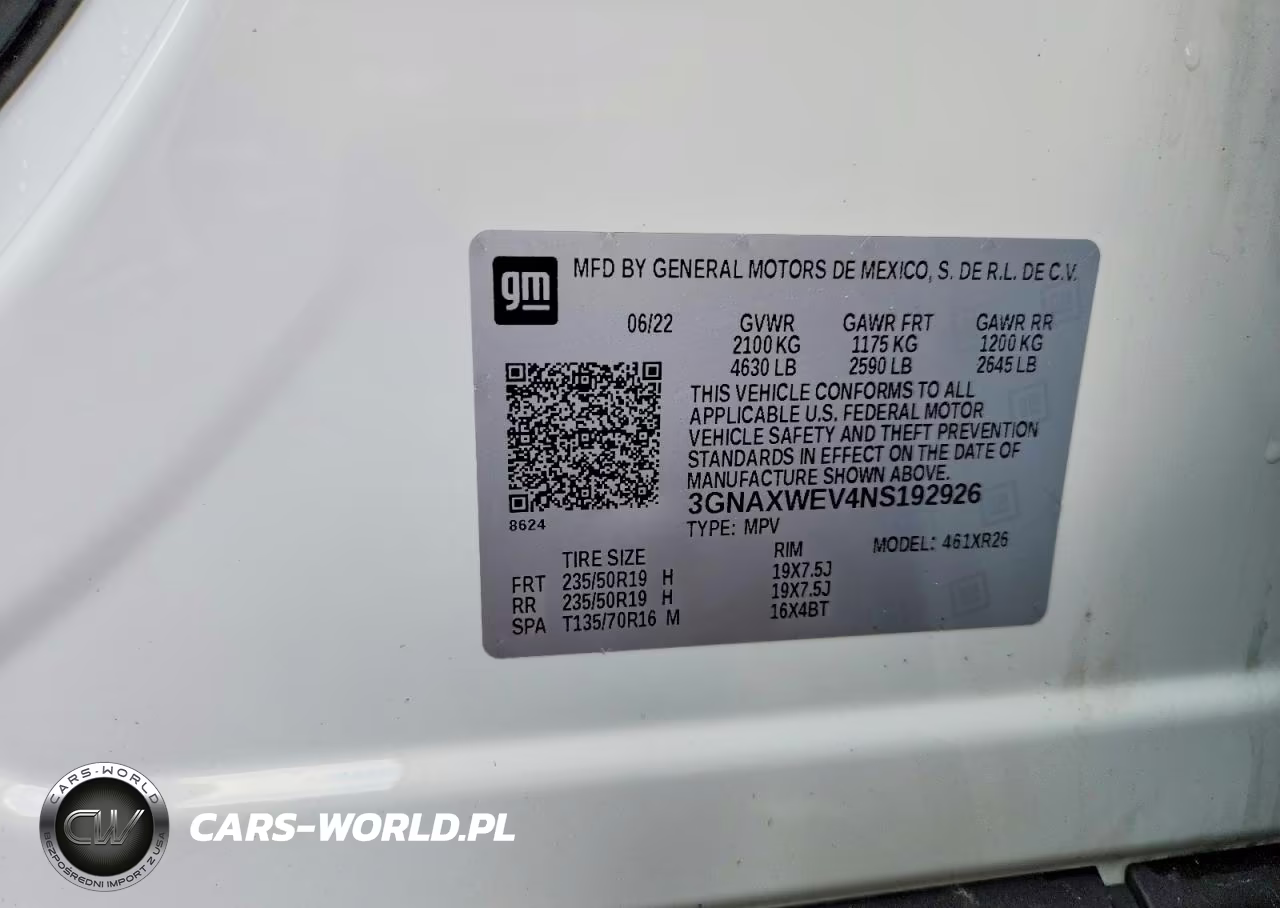 2022 Chevrolet Equinox Rs VIN:3GNAXWEV4NS192926 - 13