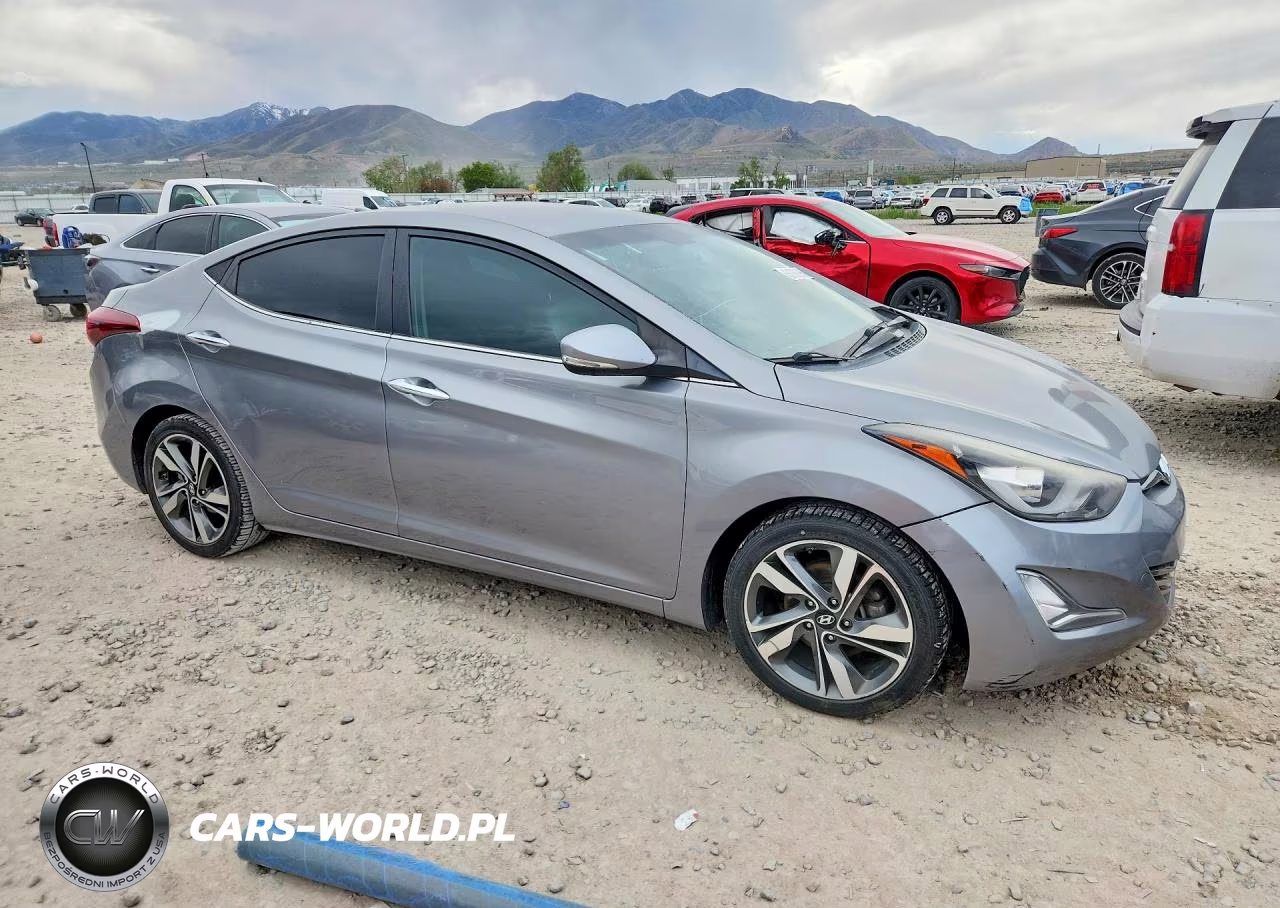 2015 Hyundai Elantra Limited VIN:KMHDH4AEXFU384166 - 4