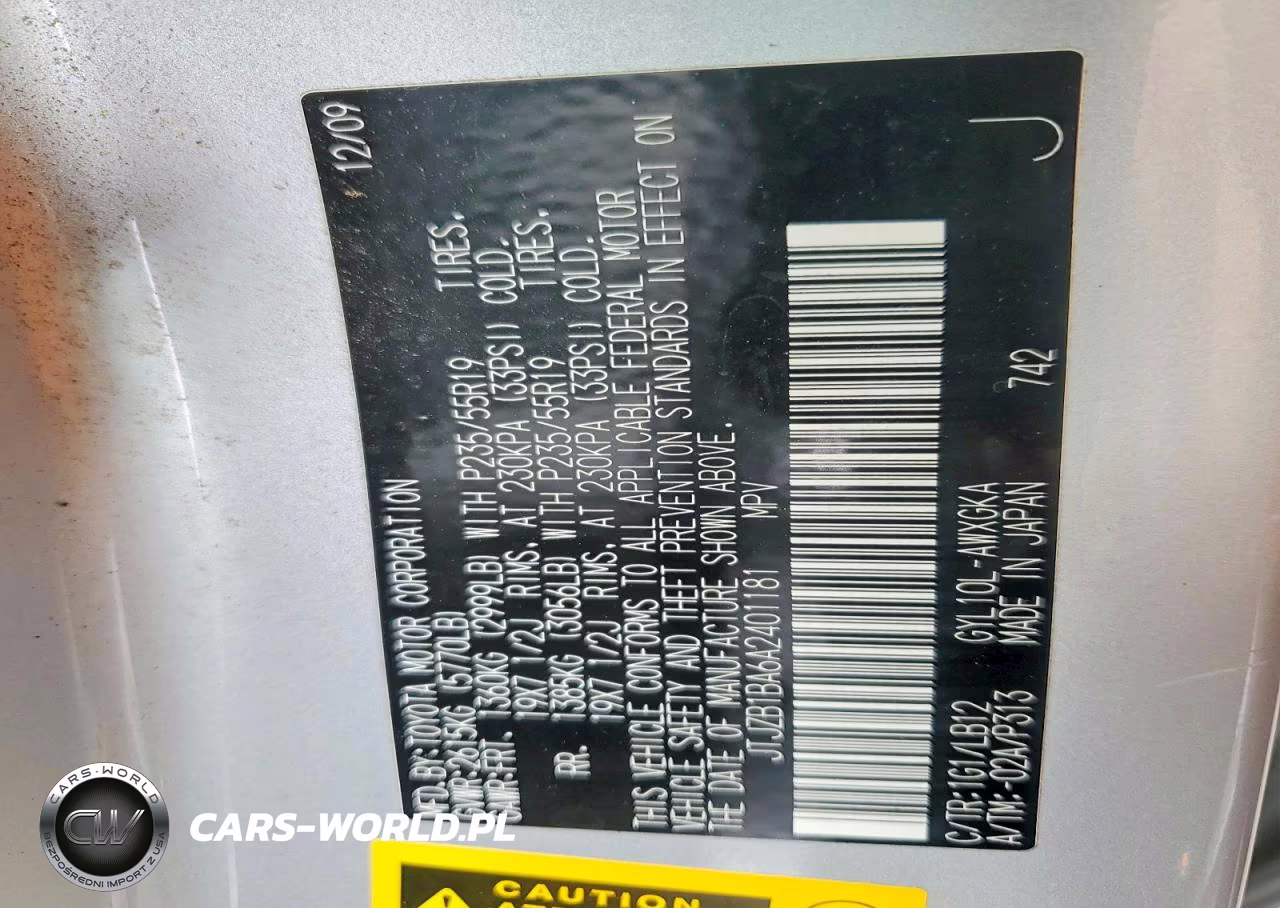 2010 Lexus Rx 450H VIN:JTJZB1BA6A2401181 - 13