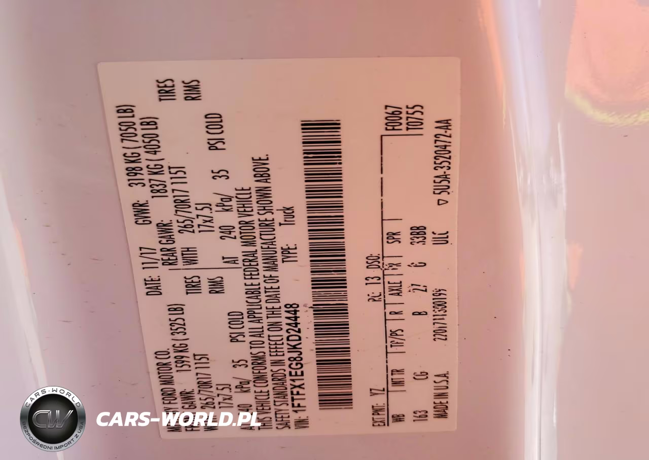 2018 Ford F150 Super Cab VIN:1FTFX1EG8JKD24448 - 12