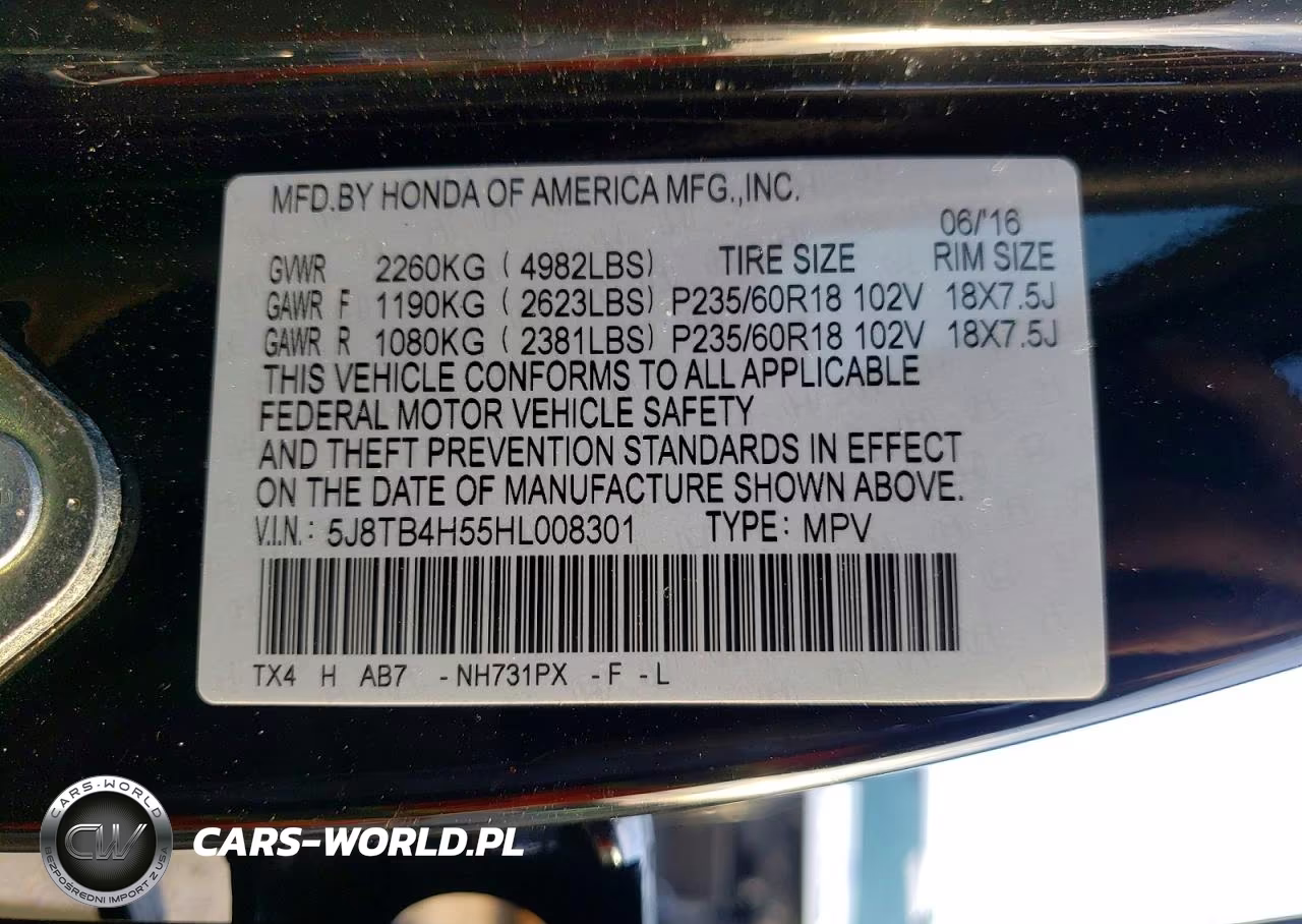 2017 Acura Rdx Technology VIN:5J8TB4H55HL008301 - 13