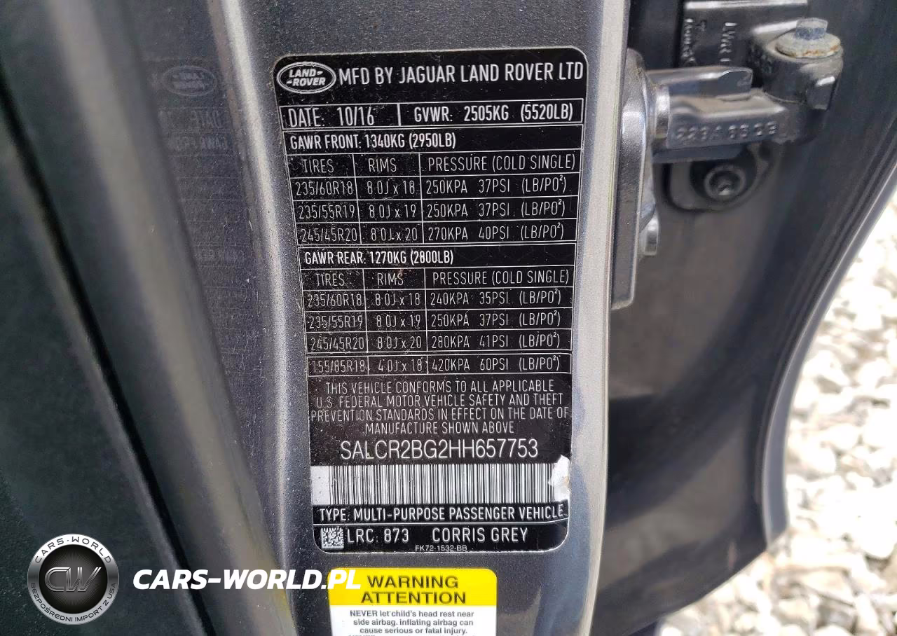 2017 Land Rover Discovery Sport Hse VIN:SALCR2BG2HH657753 - 13