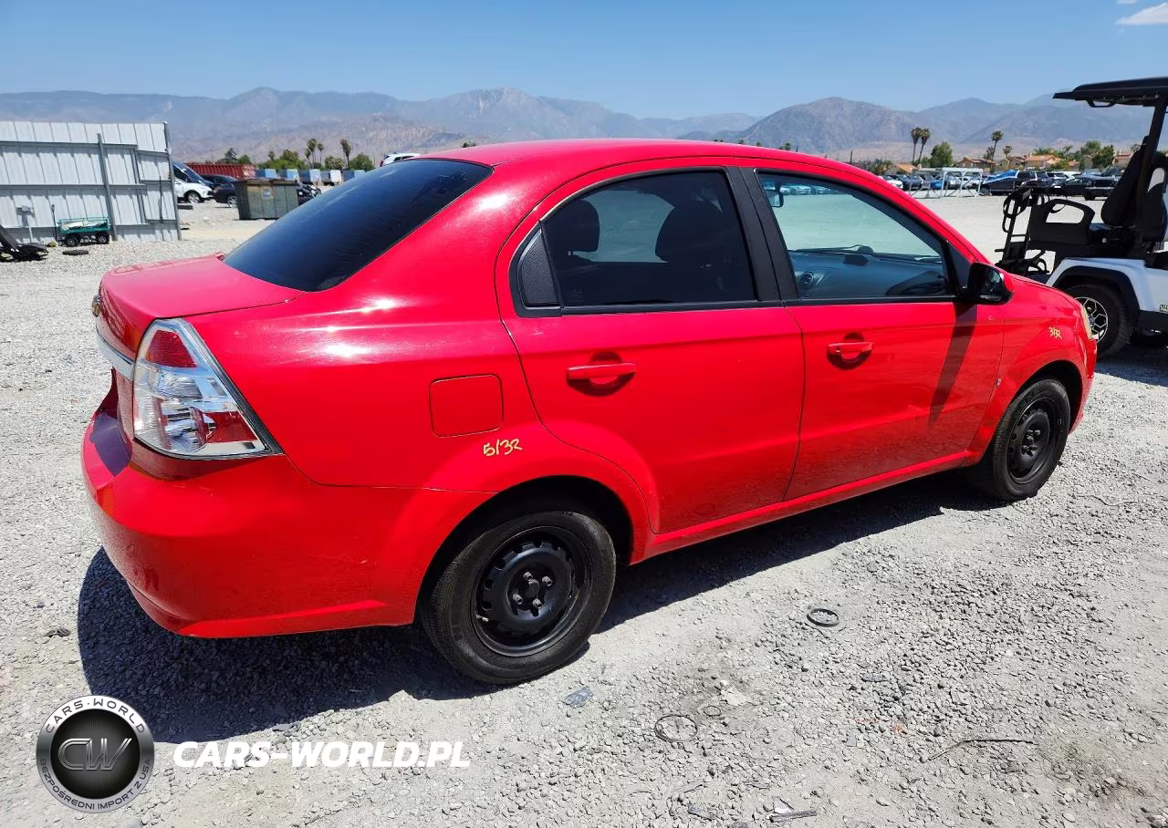 2009 Chevrolet Aveo Ls VIN:KL1TD56E39B368456 - 3