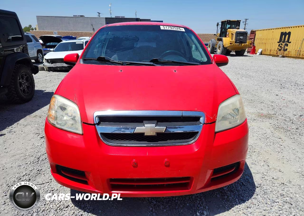 2009 Chevrolet Aveo Ls VIN:KL1TD56E39B368456 - 5