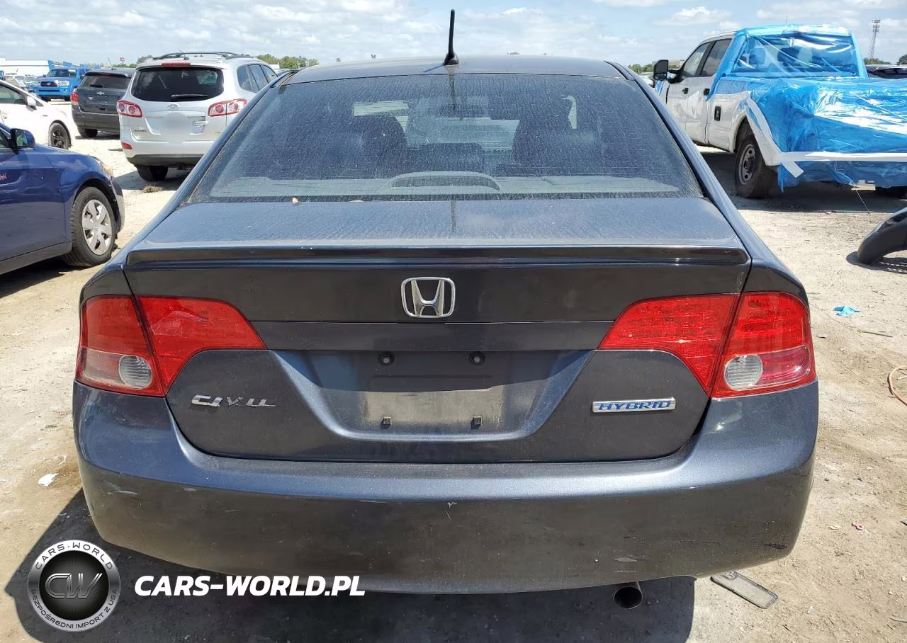 2008 Honda Civic Hybrid VIN:JHMFA36228S027300 - 6
