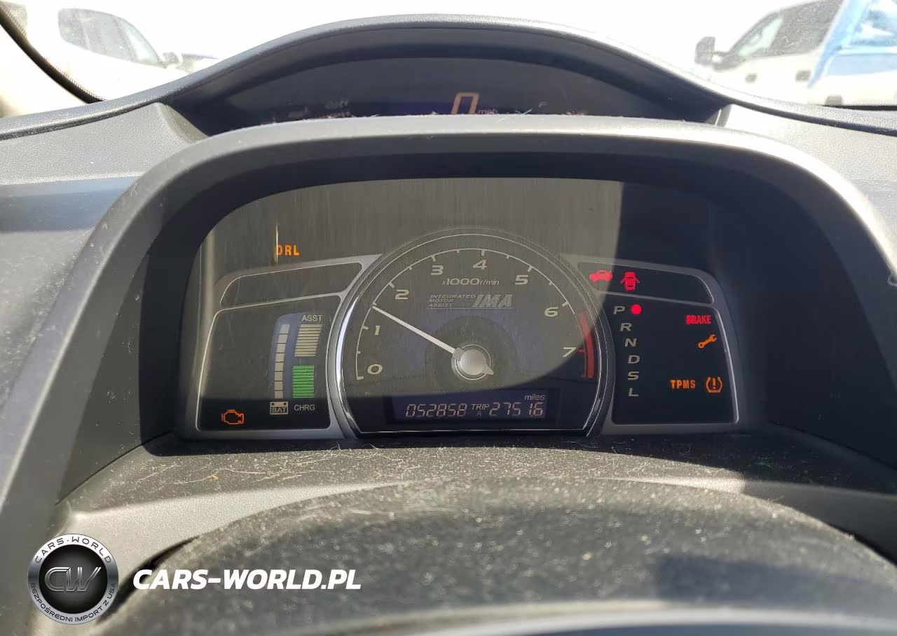 2008 Honda Civic Hybrid VIN:JHMFA36228S027300 - 9