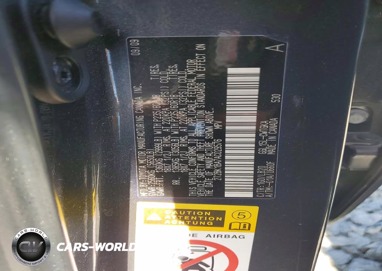 2010 Lexus Rx 350 VIN:2T2BK1BA7AC029576 - 12