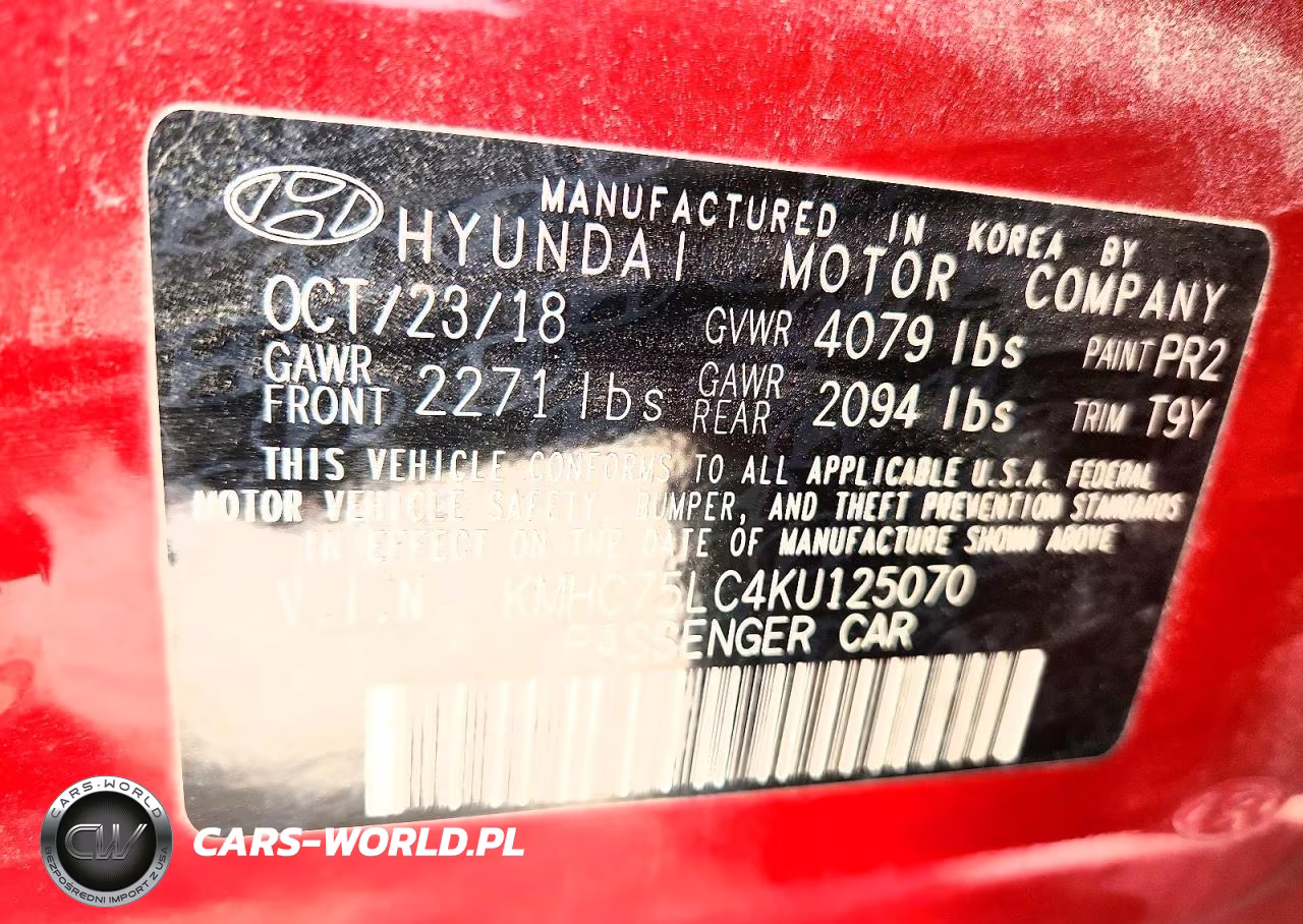 2019 Hyundai Ioniq Sel VIN:KMHC75LC4KU125070 - 12