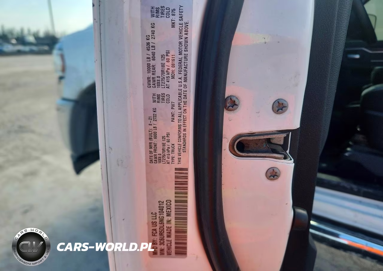 2022 Ram 2500 Big Horn VIN:3C6UR5DL6NG104012 - 12