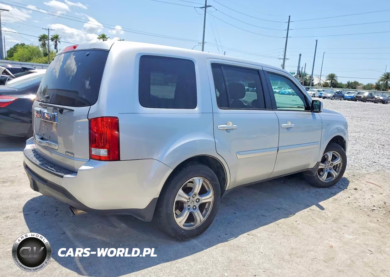 2012 Honda Pilot Exl VIN:5FNYF4H56CB062789 - 3
