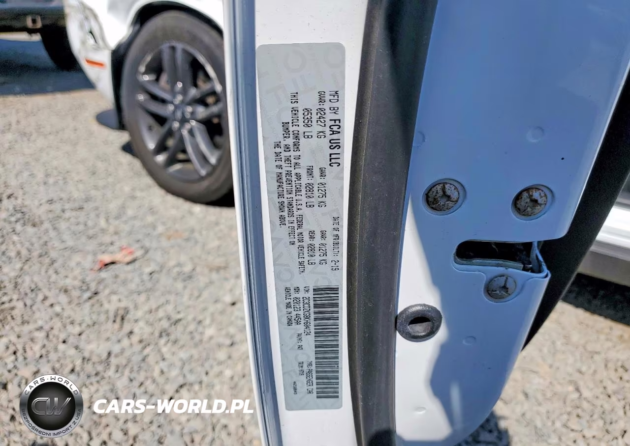 2019 Dodge Challenger Gt VIN:2C3CDZKG8KH604124 - 12