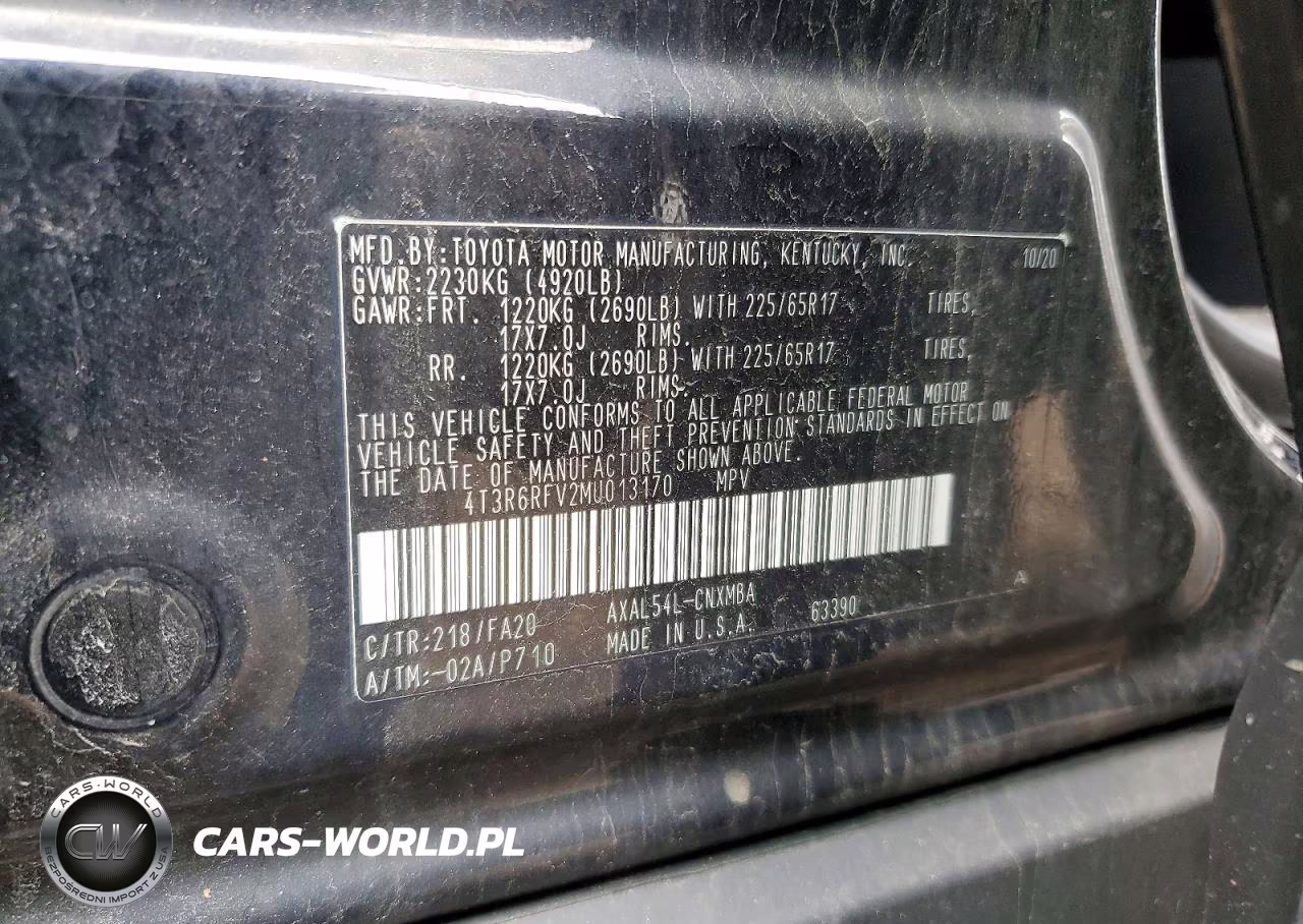 2021 Toyota Rav4 Hybrid Xle VIN:4T3R6RFV2MU013170 - 12
