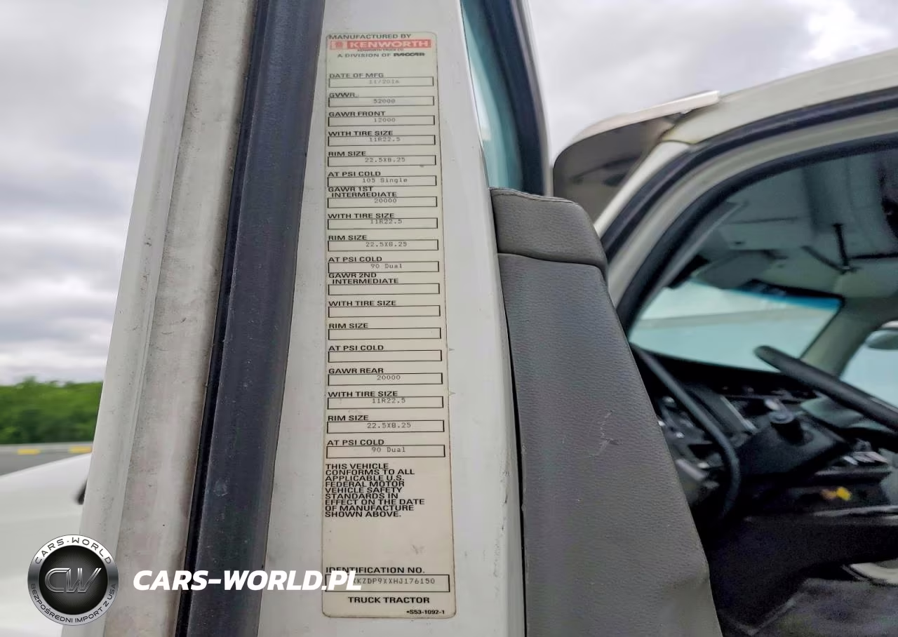 2018 Kenworth T880 Semi Truck VIN:1XKZDP9X7JJ223172 - 10