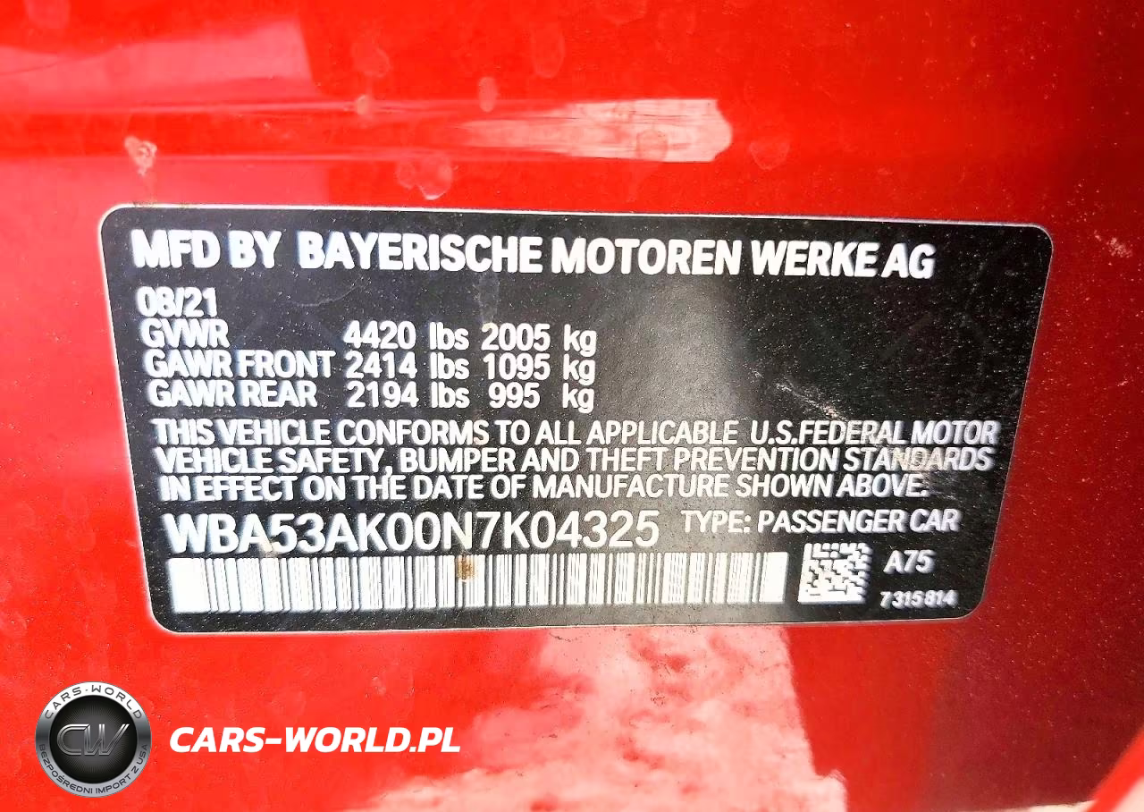 BMW 228 GRAN COUPE VIN:WBA53AK00N7K04325 - 12