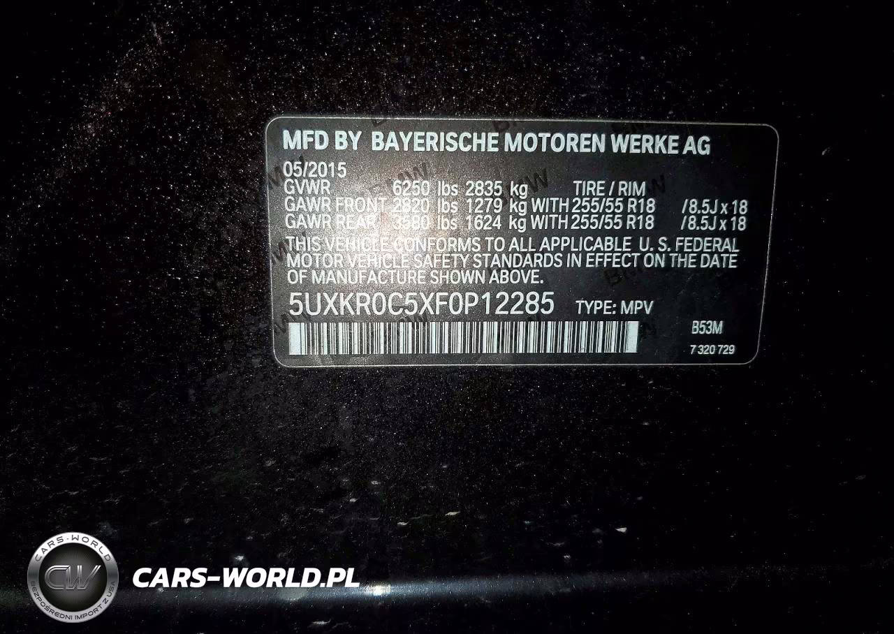 2015 BMW X5 xDrive35I VIN:5UXKR0C5XF0P12285 - 13