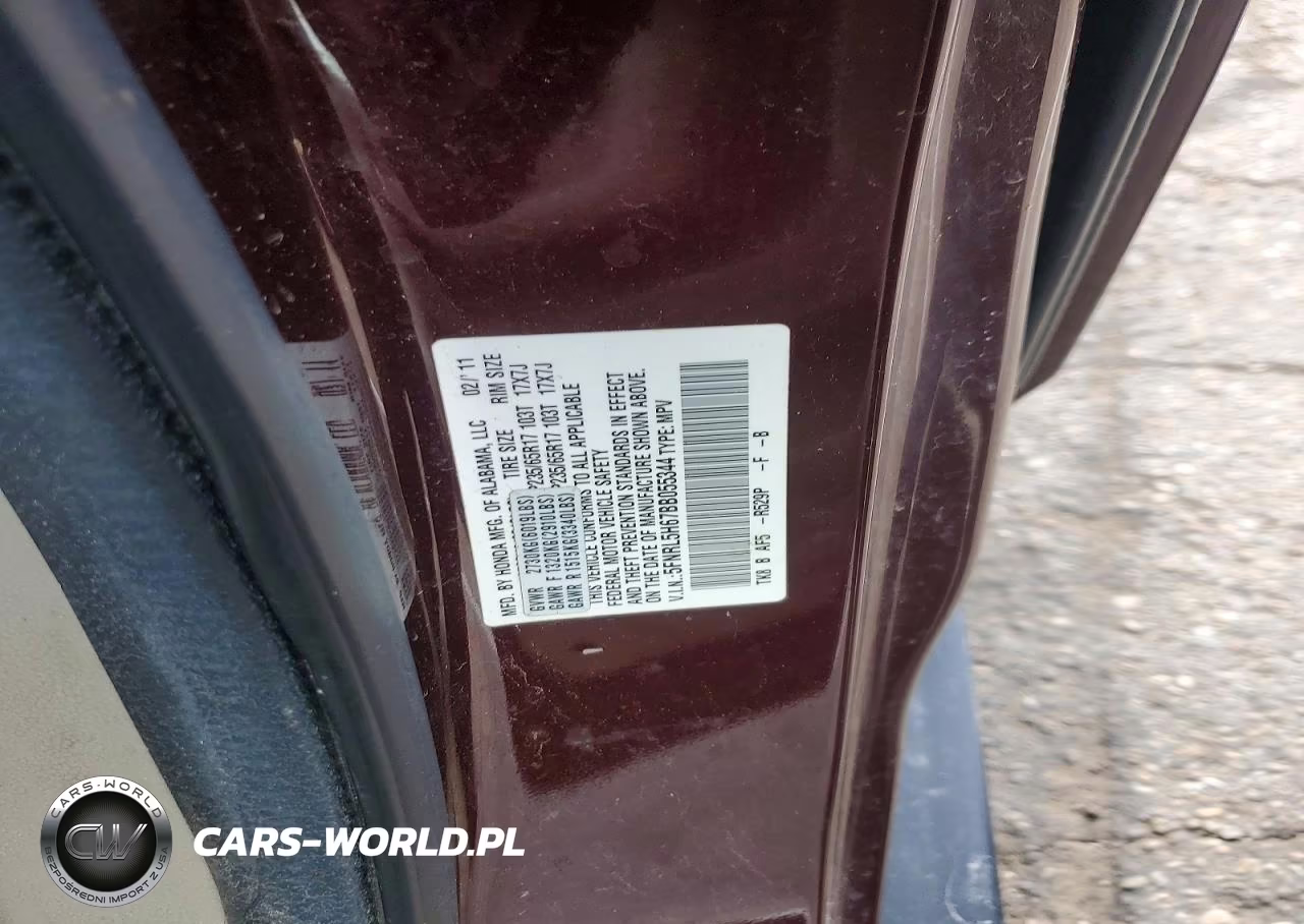 2011 Honda Odyssey Exl VIN:5FNRL5H67BB055344 - 13